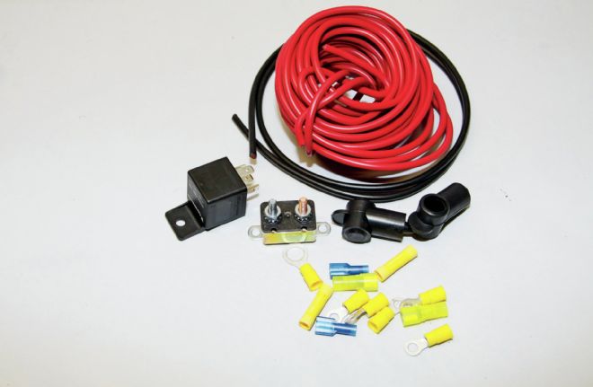 Aeromotive Fuel Pump Relay Circut Breaker And Wires