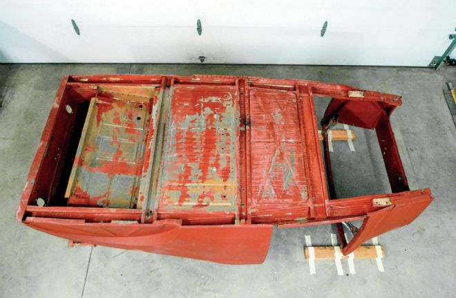 1929 Ford Roadster Body Underside Clean