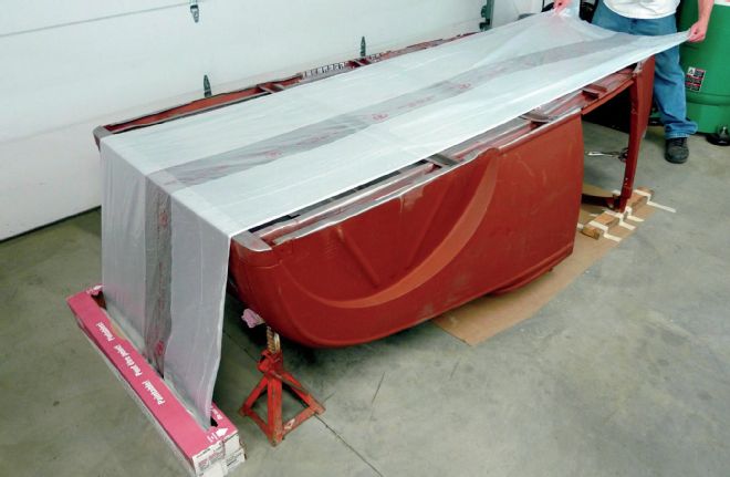 1929 Ford Roadster Body Underside Masking