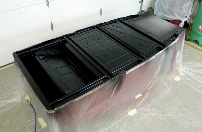 1929 Ford Roadster Body Underside Painted Black Dp90lf Epoxy Primer