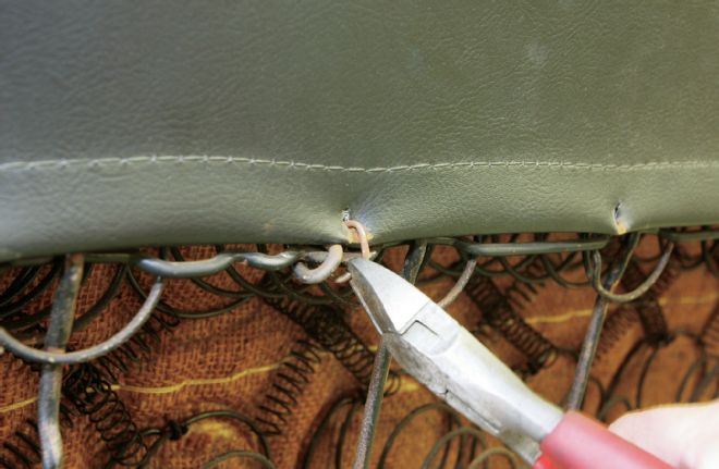 1968 Chevrolet C10 Bench Seat Removing Cover