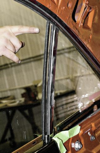 1968 Plymouth Barracuda Quarter Window Tape