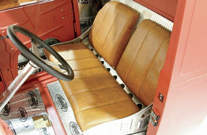 Ford Model A Interior Bomber Bench Seat Test Fit