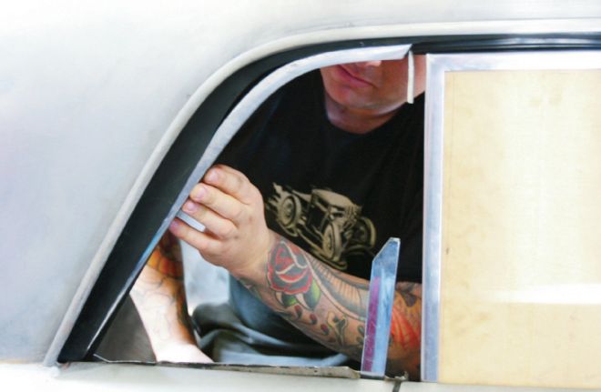 1960 Ford Thunderbird Frame Rear Door Window