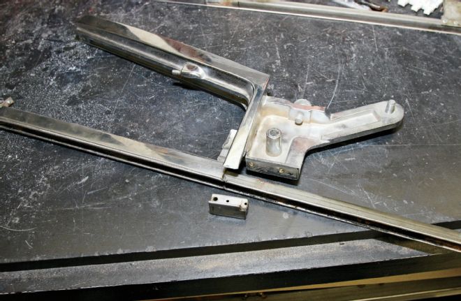 1960 Ford Thunderbird Verticle Arm Lower Winding Frame Sleeve Cut Off