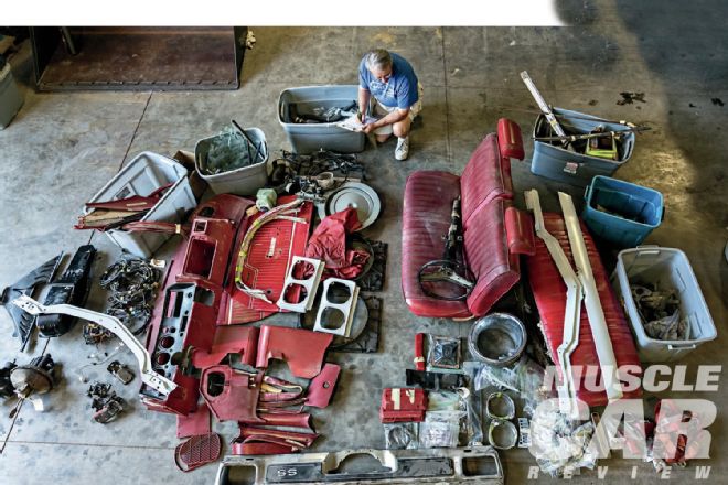 Basket Case Parts Spread Out