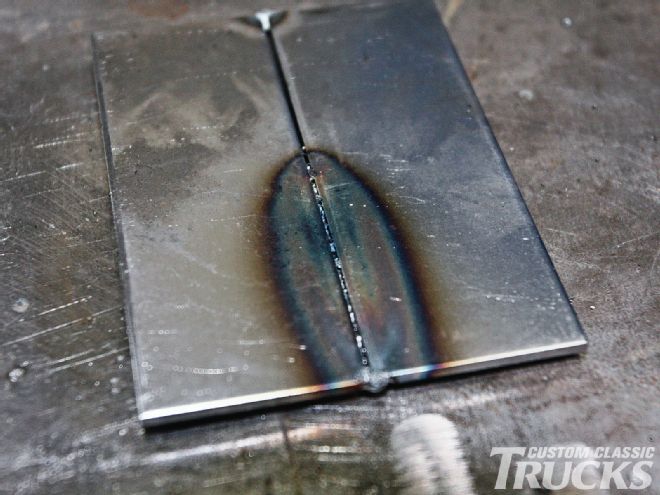 Weld Heat Affected Zone Closeup