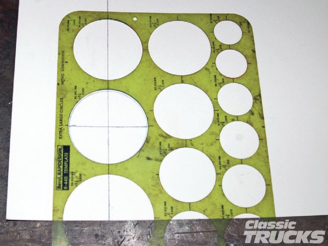 Making A Cardstock Template And Bracket Circle Template