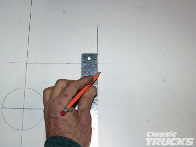 Making A Cardstock Template And Bracket Forward Attachment Piece