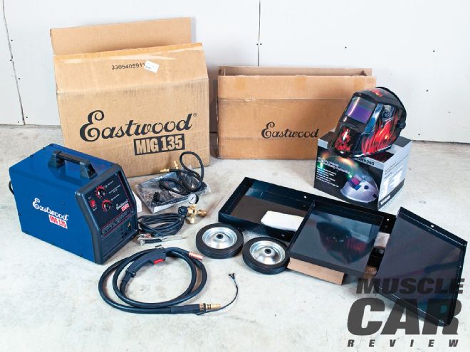 Life Changing Tools MIG Welder Eastwood MIG135 Kit