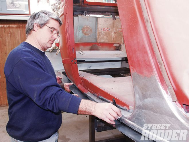 1934 Ford Coupe Frame Curvature