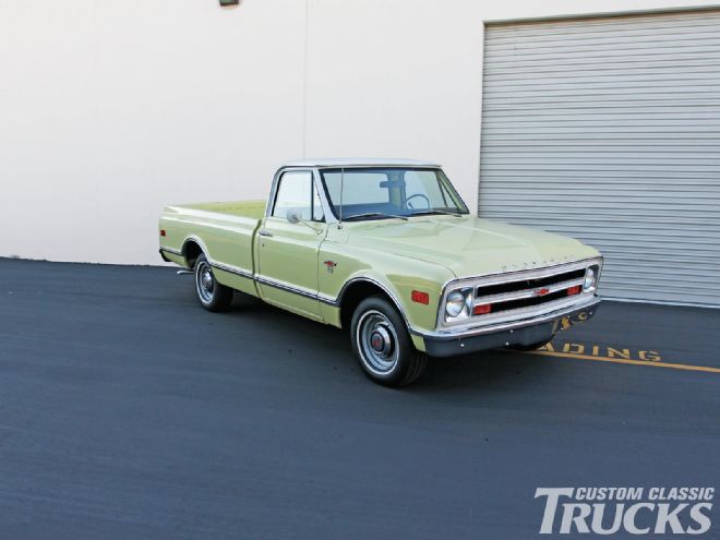 1104cct 01 +customizing Chevrolet Gmc C10 Trucks+green C10