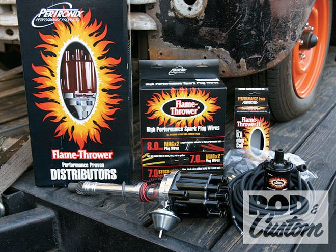 0901rc 02 Z+pertronix Flamethrower Distributor Chevy Engine+kit