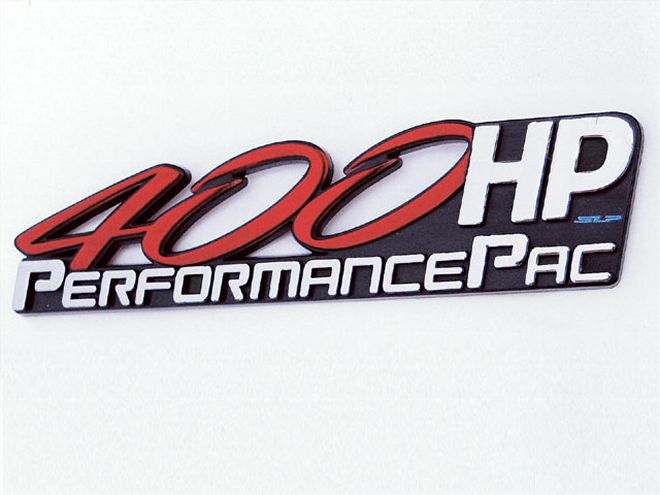 Hppp 0703 01 Z+1999 Pontiac Trans Am Performance Parts+SLP Performance Pack