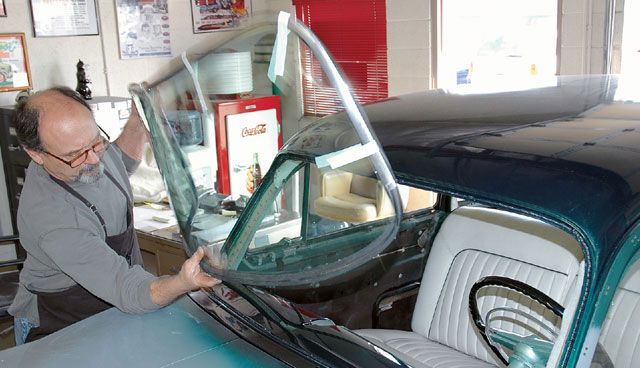 1949-1952 Chevrolet Windsheild Replacement - Glass Class