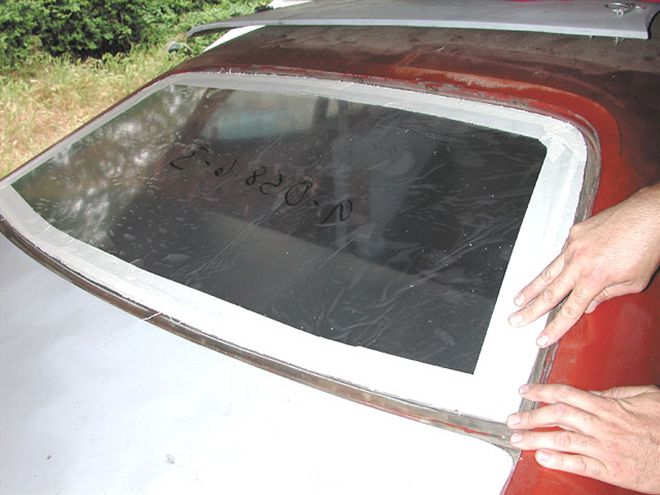 113 0310 11z+Plymouth Duster+ Rear Window Replacment