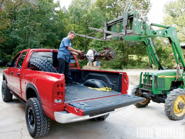 With that, our freshly rebuilt 10 1/2 was loaded into our project Power Wagon for the trip back to the Midwest Bureau.