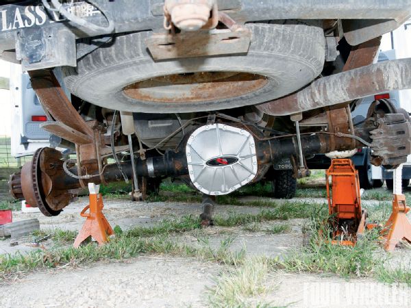 After adding the gear oil and friction modifier, Custom Diff recommends that the axle be tilted in each direction for about 20 minutes. This ensures that the wheel bearings are adequately lubed. When it comes to axle break-in, heat is the enemy. For this reason, Custom Diff recommends five short trips of up to 10 miles with hour-long cooling breaks between each run. After that, they recommend keeping trips under 50 miles for the first 500 miles.