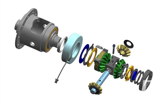 Auburn ECTED Locking Differential - Switch Locked