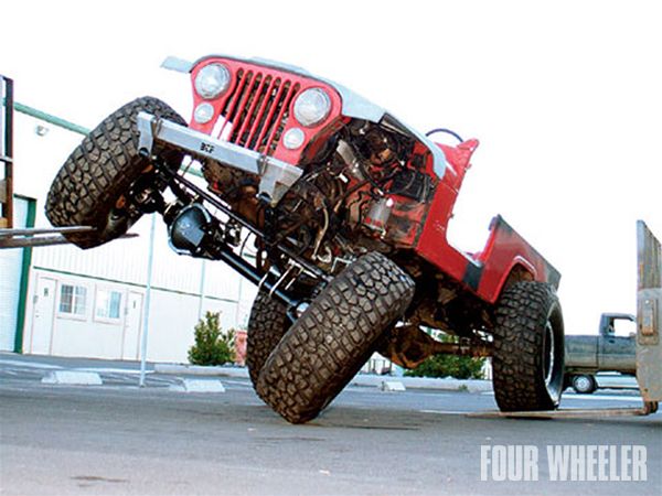 Some may remember this Jeep from the January '09 issue, where we demonstrated how to get ample articulation on a shoestring budget. As you can see, the project is progressing nicely. Eventually this Scrambler will hang with the big dogs and still drive reliably to and from the trailhead.