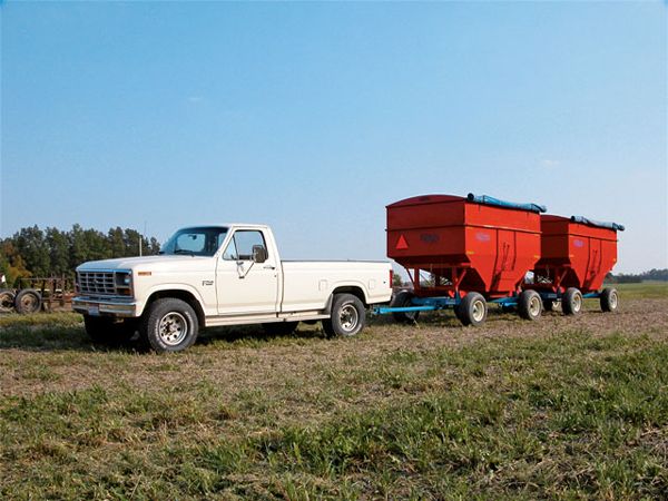 1986 Ford F250 Hd Towing Axle drivers Side 2 Trailers Photo 8988542