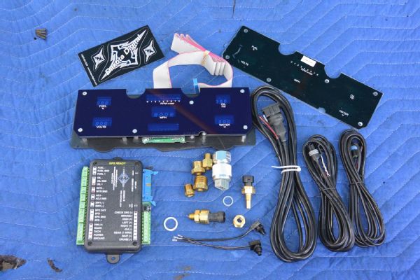 002 Dakota Digital Direct Fit Instrument Cluster Complete Kit Laid Out Lpr Photo 90311862