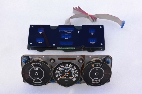 012 Dakota Digital Direct Fit Instrument Cluster Stock Cluster New VFD Cluster Lpr Photo 139048592