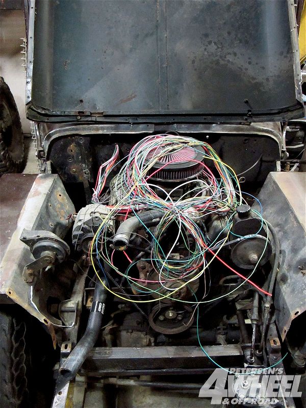 1949 Willys Flatfender Painless Wiring wiring Madness Photo 28839274