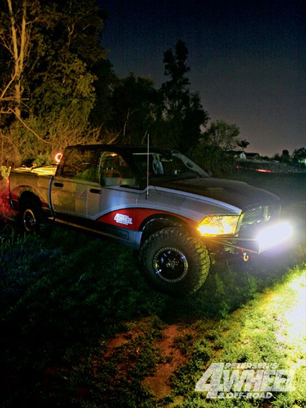 off Road Hid Headlights dodge Truck Night Photo 17425882