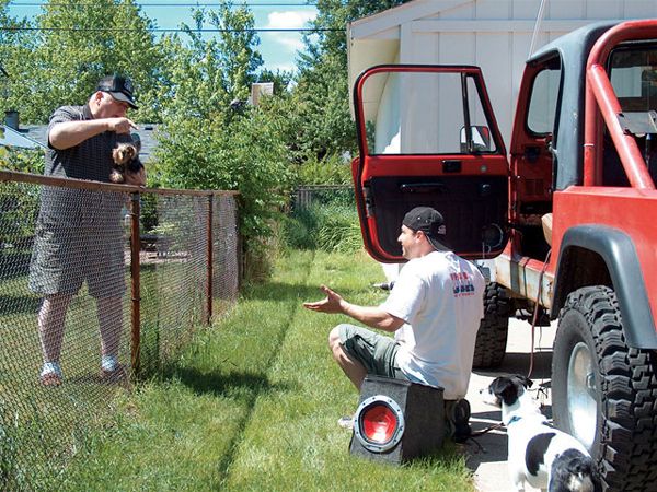 jeep Cj Stereo Installartion Sound System complaining Neighbor Photo 9601456