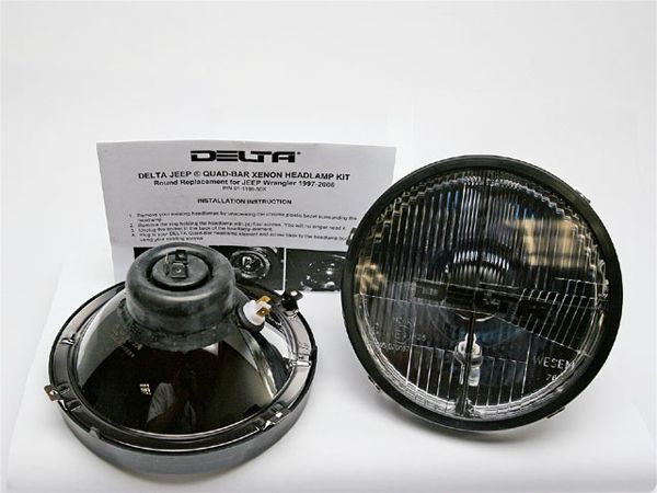 headlight Shootout delta 7 Inch Quad Bar Headlight Photo 9309908