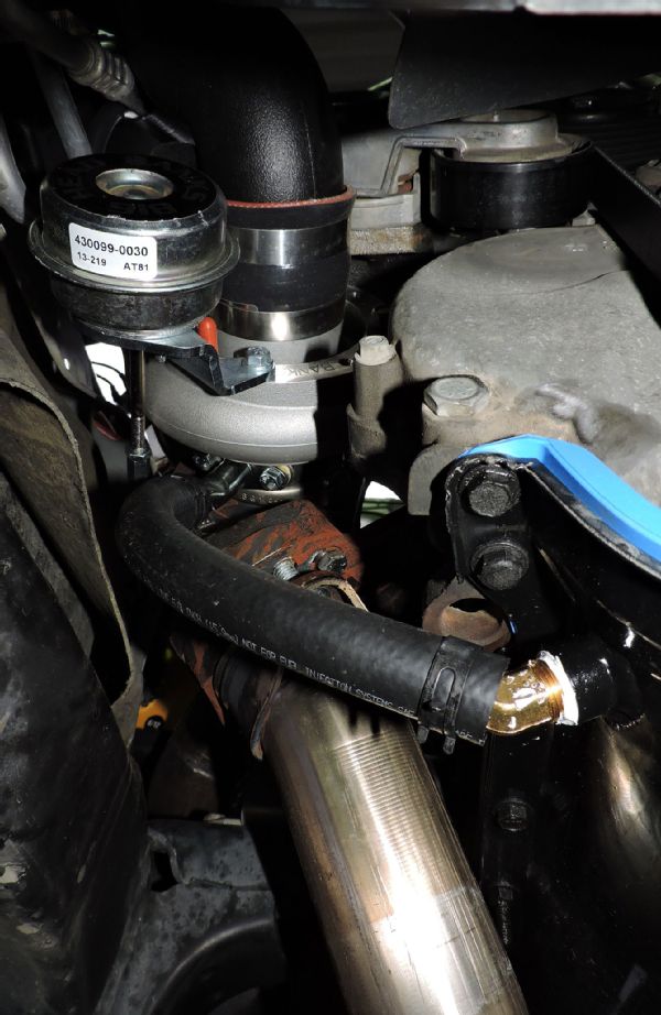 Banks Turbo Installed On 4.0L With Oil Return Line Photo 114149012