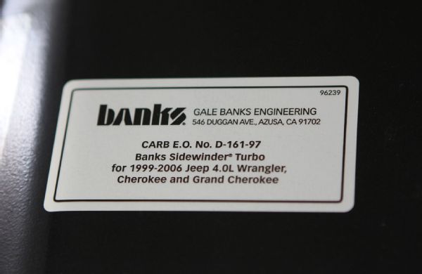 Banks Turbo CARB 50 State Legal Sticker Photo 114149024