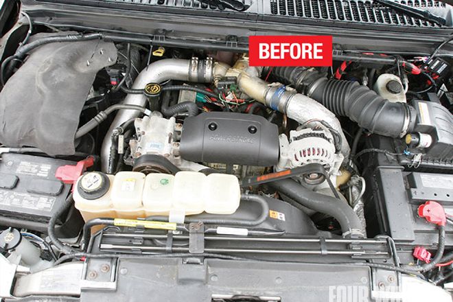 2002 Ford Excursion Powerstroke Cummins Diesel Engine Swap - Swap Fever