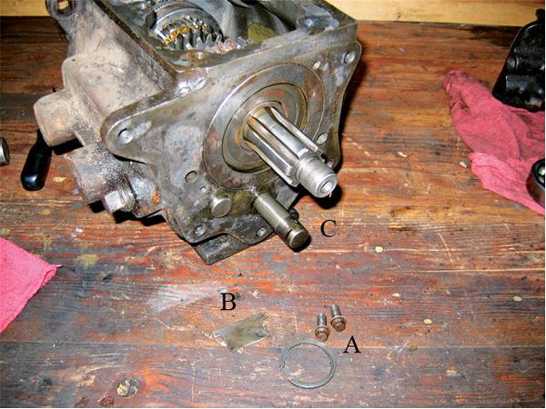 T 90A Transmission snap Ring Retaining Plate Cluster Shaft Photo 8942552