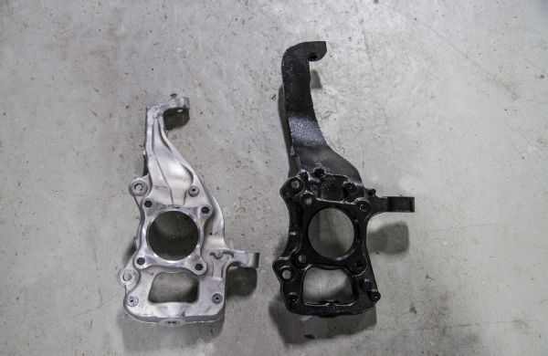 BDS 6 Inch Lift On 2015 Ford F 150 Bds Steering Knuckle Versus Stock Knuckle Photo 111401063