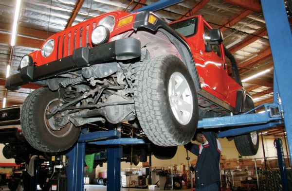 2006 Jeep Wrangler Lj On Lift Photo 110850941