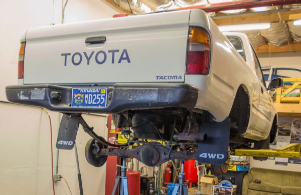 Toyota Tacoma On Lift Photo 96415274