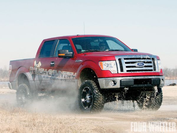 rough Countrys 4 Inch Suspension Lift rough Country F150 Front Passenger View Photo 34183968