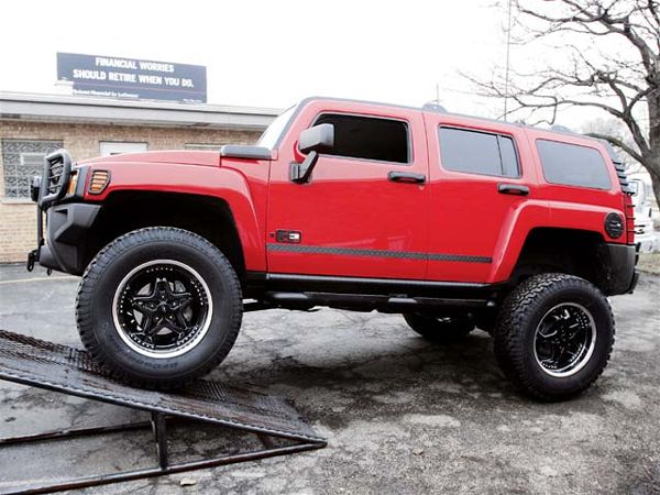 hummer H3 Lift Kit ramp Travel After Photo 9172294