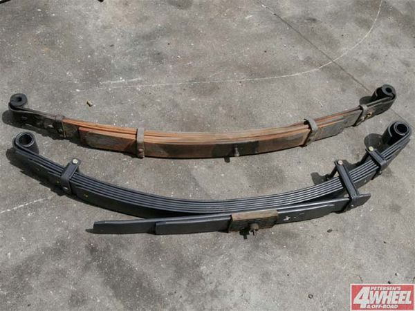 1985 Toyota Land Cruiser  Old Leaf Spring Vs Ome Spring Photo 9161506