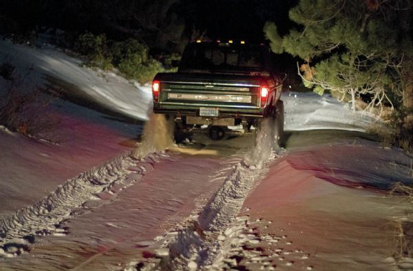 Driving Ford F 150 In Snow Photo 106952429