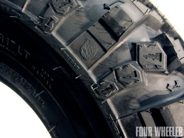 129 1104 Mud Tire Shootout Sixth Place Pit Bull Rocker Lt Radial sidewall Closeup Photo 30470012