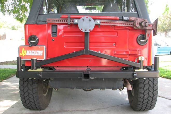 Jeep Wrangler Tire Carrier Test - Big Daddy