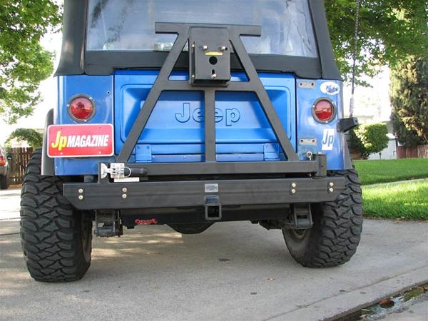 Jeep Wrangler Tire Carrier Test - 4WD Hardware - Jp Magazine