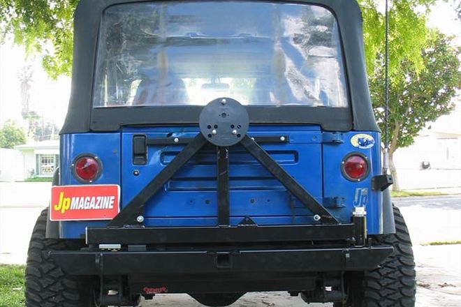 Jeep Wrangler Tire Carrier Test - Rock Hard