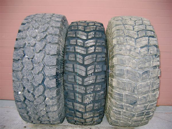 procomp Tire Comparison xtreme All Terrain Xterrain 37 35 Photo 8988305