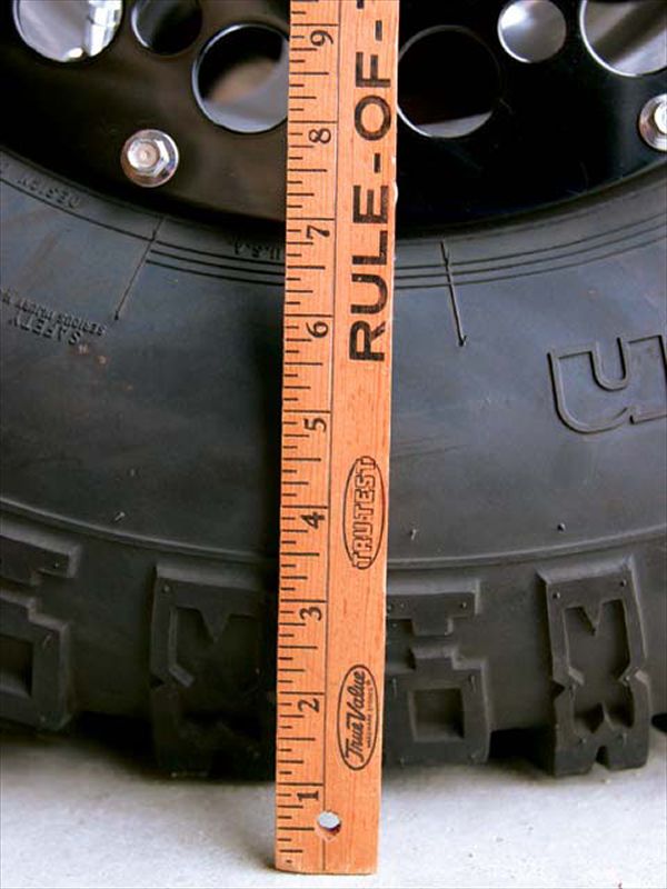 ford F150 Wheel Comparison measure Sidewall Height Photo 9525284