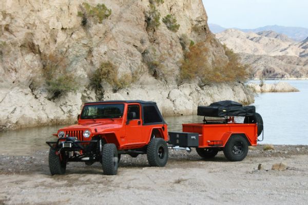 001 Custom Trailer Build Engel Fridge Smittybilt Rooftop Tent Photo 95261271