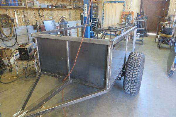 005 Custom Trailer Build Cargo Box Framework Timbren Axle Less Suspension Photo 95261265